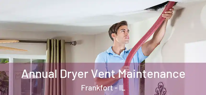  Annual Dryer Vent Maintenance Frankfort - IL
